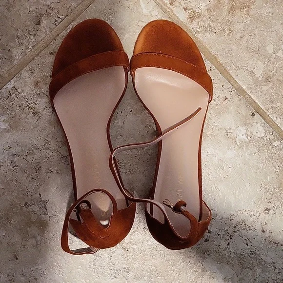 Stuart Weitzman suede sandals - Picture 2 of 5